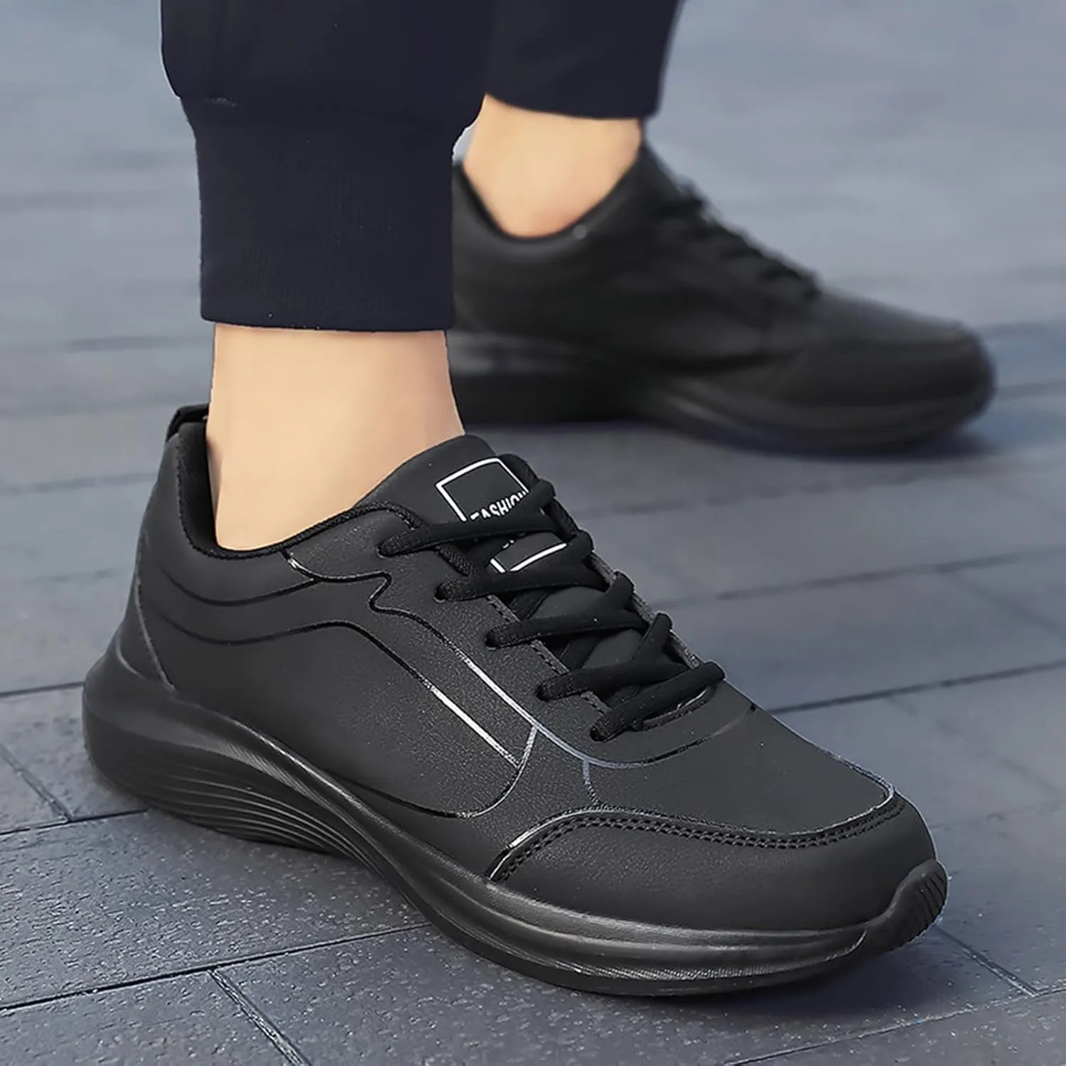 Arch Support Non Slip Minimalist Shoes for Men Recovery Air Athletic Running Tennis Shoe Non Slip Walking Shoes