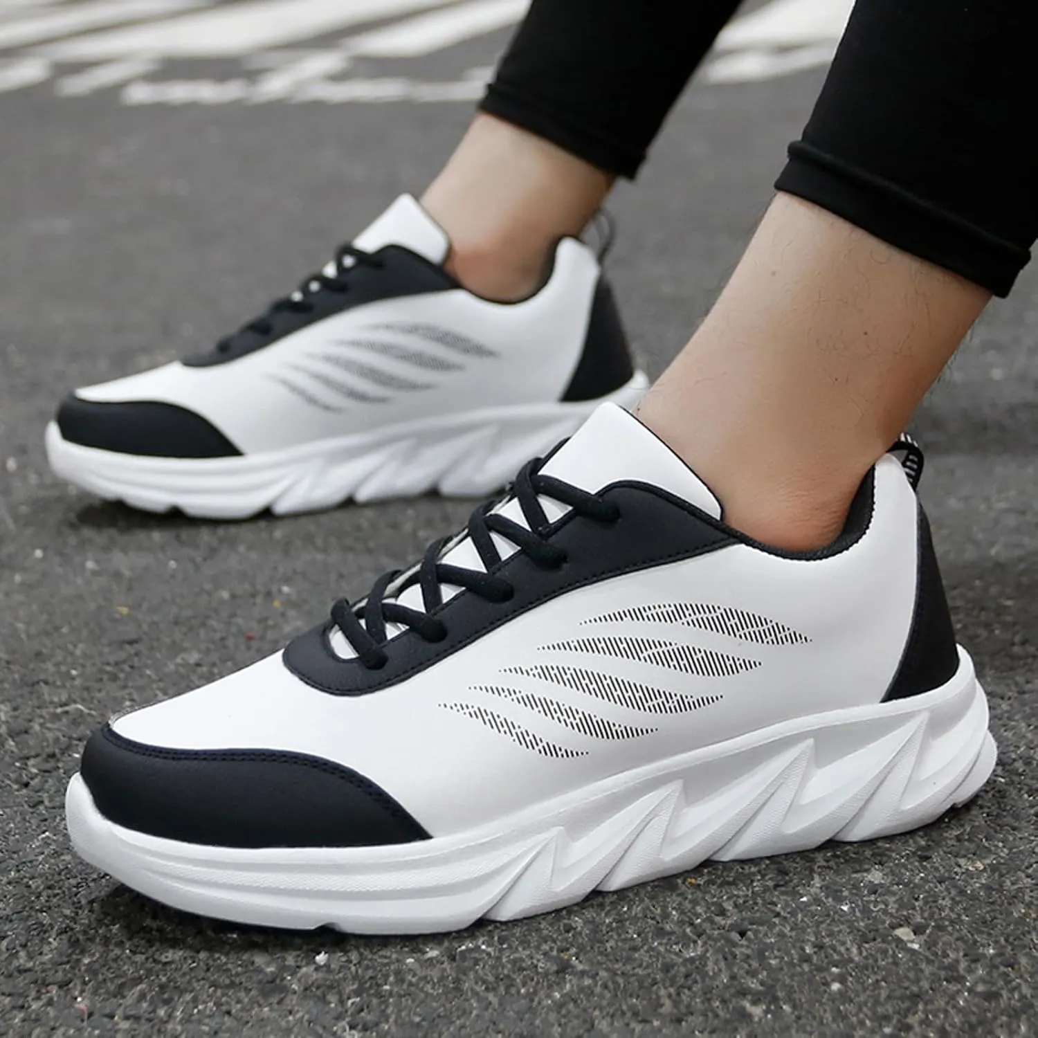 Arch Support Sports Shoes for Men Breathable Casual Comfortable Walking Sneaker Men's Breathable Barefoot Shoes