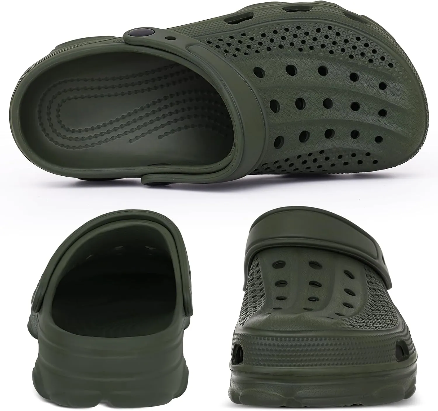 Beslip Womens Mens Garden Clogs Shoes with Arch Support Unisex Comfort Slip-on Sandals