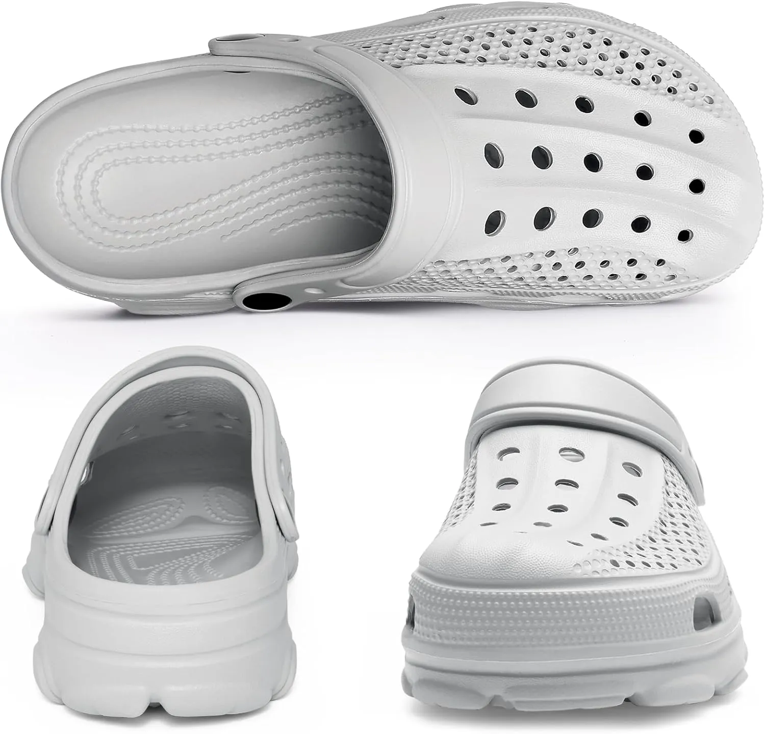 Beslip Womens Mens Garden Clogs Shoes with Arch Support Unisex Comfort Slip-on Sandals