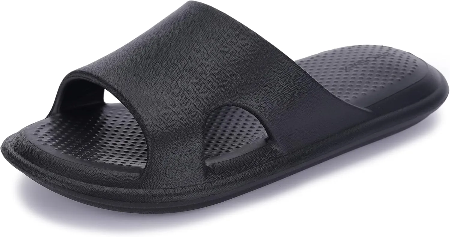 BRONAX House Slippers for Women and Mens | Quick Drying Shower Shoes | Cushioned Sole