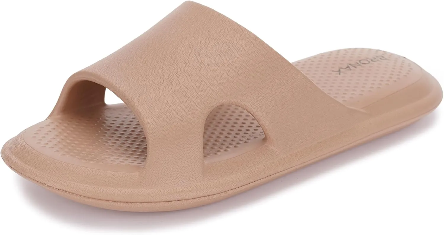 BRONAX House Slippers for Women and Mens | Quick Drying Shower Shoes | Cushioned Sole
