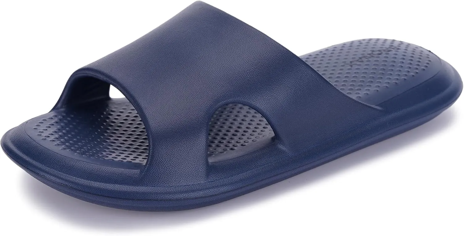 BRONAX House Slippers for Women and Mens | Quick Drying Shower Shoes | Cushioned Sole