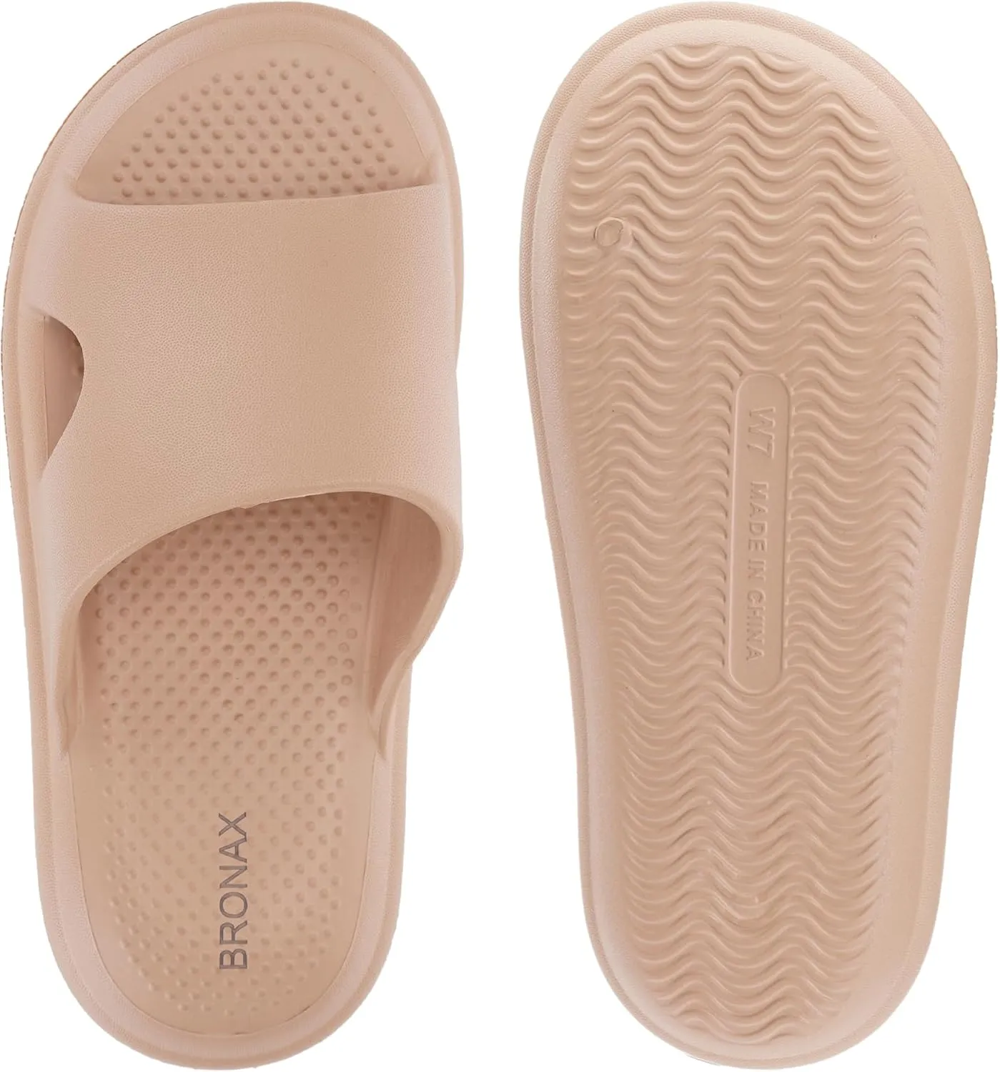 BRONAX House Slippers for Women and Mens | Quick Drying Shower Shoes | Cushioned Sole