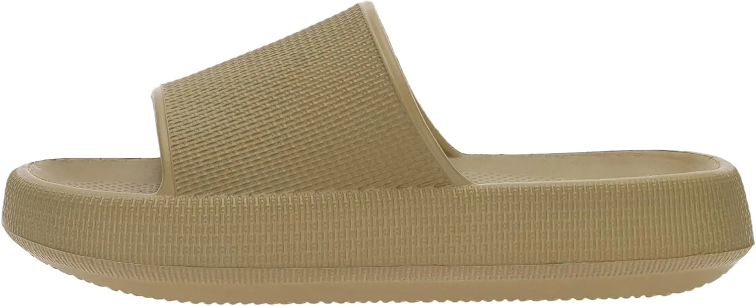 BRONAX Pillow Slippers for Women and Men | House Slides Shower Sandals | Cushioned Thick Sole