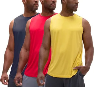 DEVOPS Men's Relaxed-Fit Workout Loungewear Gym Tank Top Sleeveless