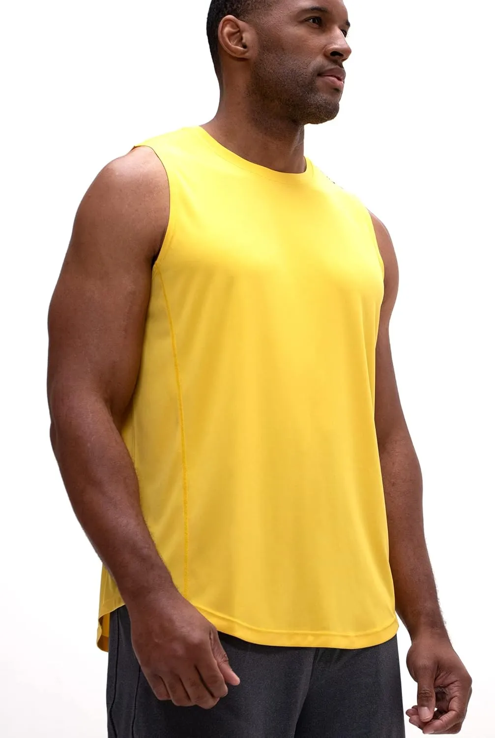 DEVOPS Men's Relaxed-Fit Workout Loungewear Gym Tank Top Sleeveless