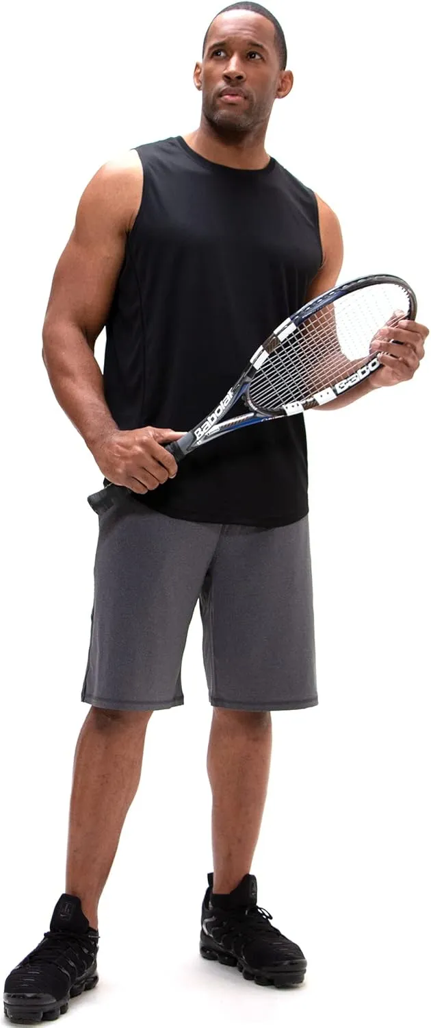 DEVOPS Men's Relaxed-Fit Workout Loungewear Gym Tank Top Sleeveless