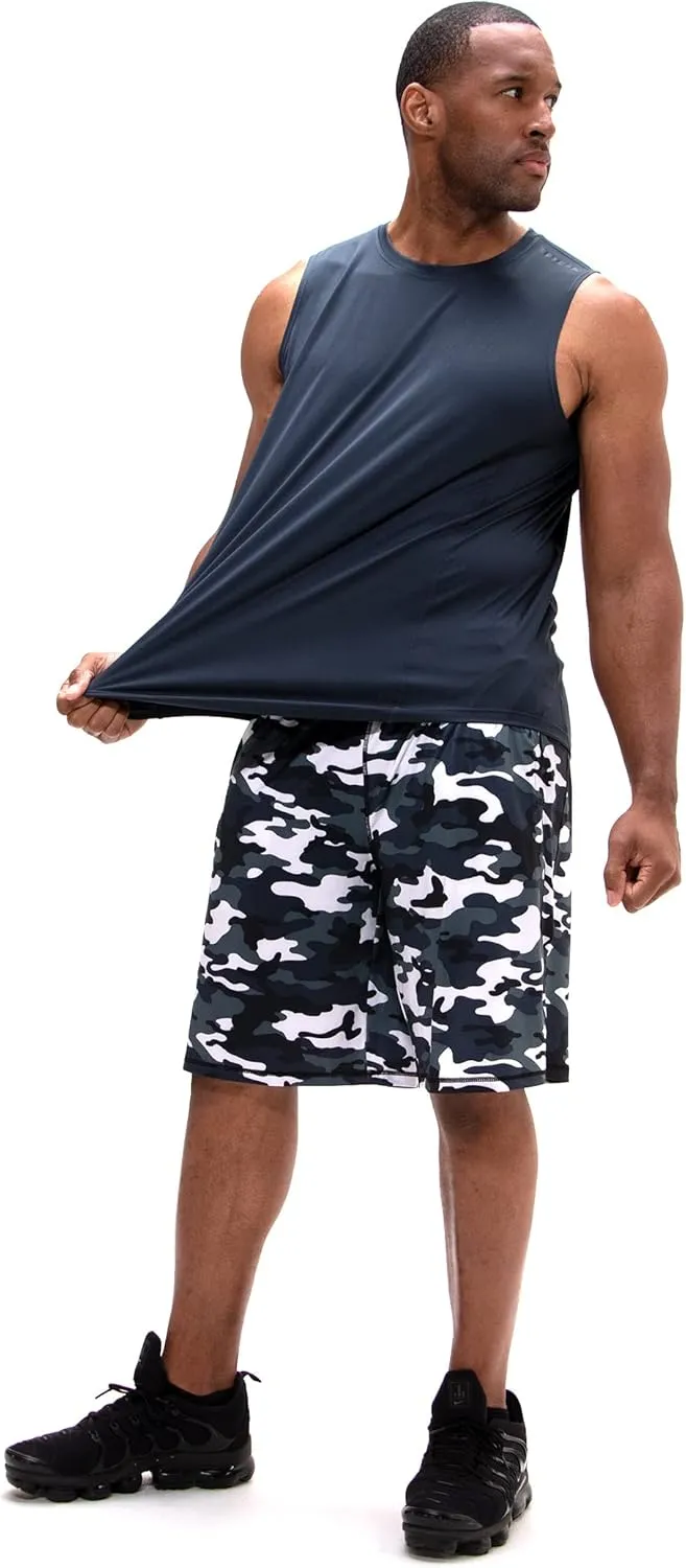 DEVOPS Men's Relaxed-Fit Workout Loungewear Gym Tank Top Sleeveless