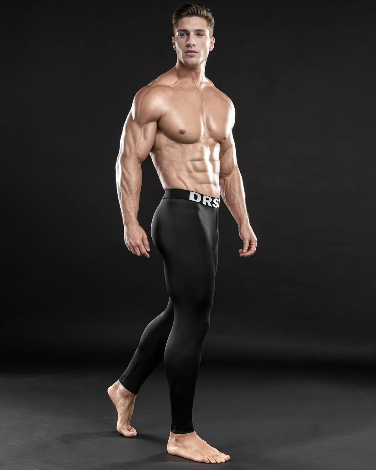 DRSKIN 5, 4, 3 or 1 Pack Men??s Compression Pants Tights Leggings Sports Baselayer Running Athletic Workout Active