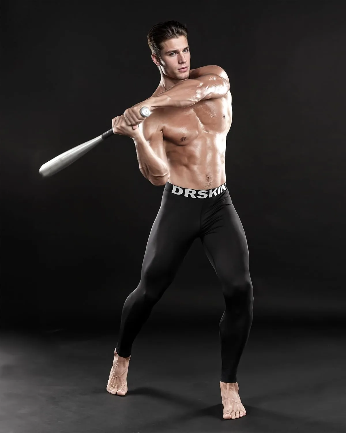 DRSKIN 5, 4, 3 or 1 Pack Men??s Compression Pants Tights Leggings Sports Baselayer Running Athletic Workout Active