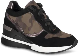 GC Shoes Low Top Fashion Wedge Sneakers for Women, Hidden Heel Sneaker Boots, Sporty Platform Bootie