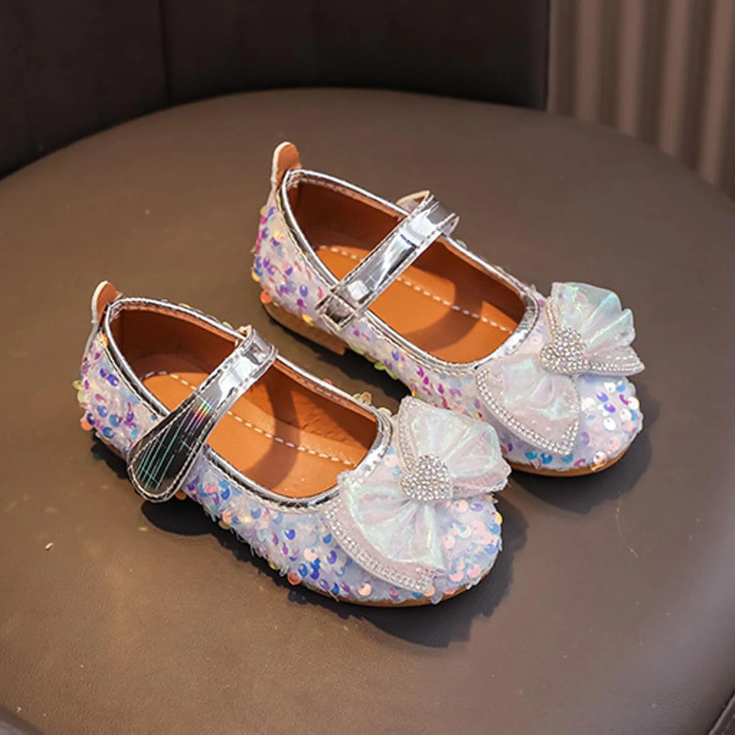 Girls Flat Dress Shoes School Oxfords Marry Jane Soft Sole PU Leather Newborn Infant First Walker Loafers Prewalker