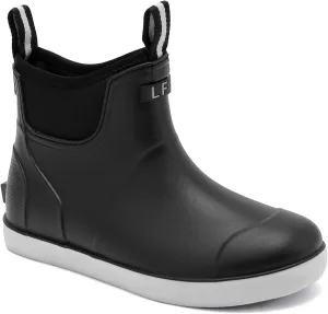 Hsttgsr Men's Deck Boots, Rubber Rain Boots Waterproof Fishing Boots, Ankle Anti-Slip High Traction Boots for Professional Premium Neoprene, Garden Boots Shoes Footwear Booties for Men Outdoor Work