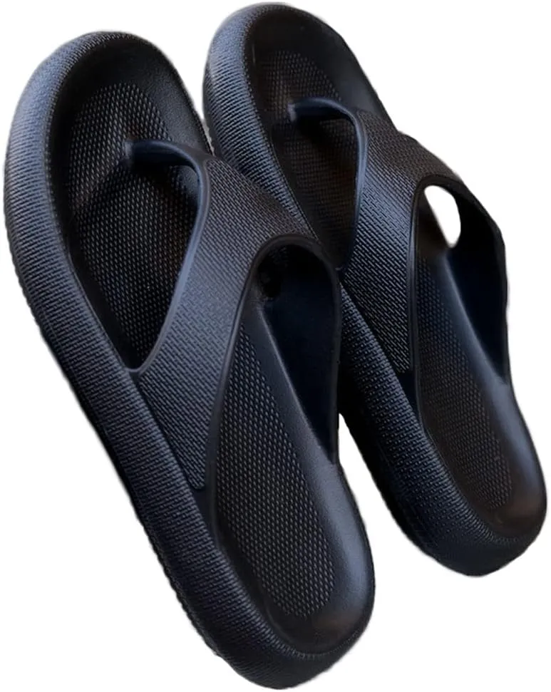 JadeRich Cloud Flip Flop Sandals Thick Sole Slipper Slides Cushioned Non Slip Bathroom Shoes for Unisex