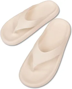 JadeRich Cloud Flip Flop Sandals Thick Sole Slipper Slides Cushioned Non Slip Bathroom Shoes for Unisex