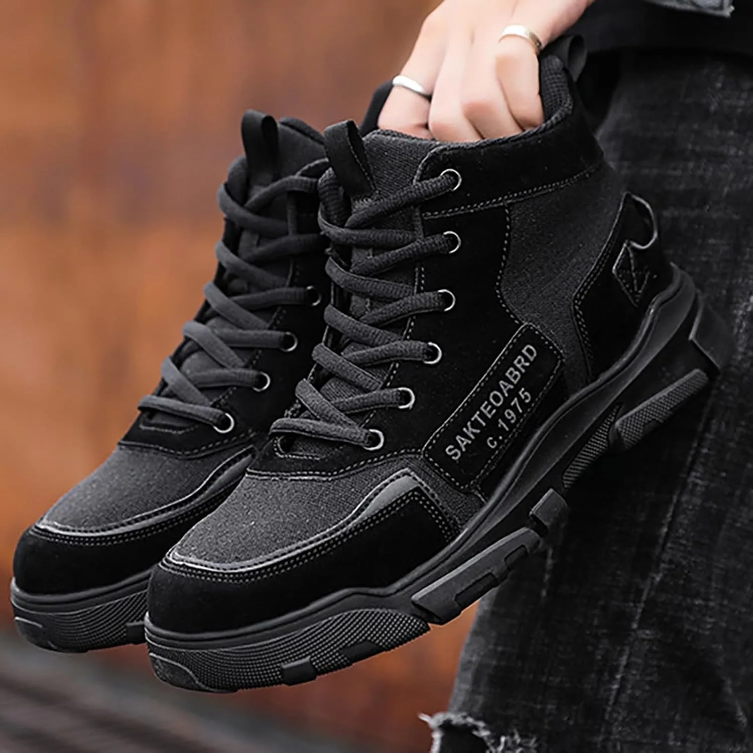 Men's Athletic Running Shoes Lightweight Sport Gym Jogging Walking Sneaker Memory Foam Versatile Shoes for Men