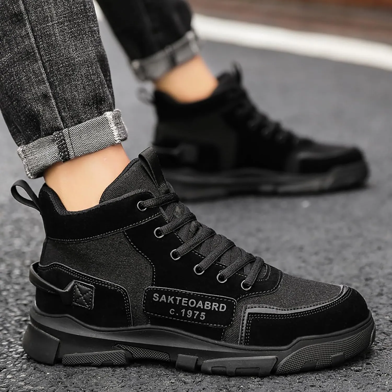 Men's Athletic Running Shoes Lightweight Sport Gym Jogging Walking Sneaker Memory Foam Versatile Shoes for Men