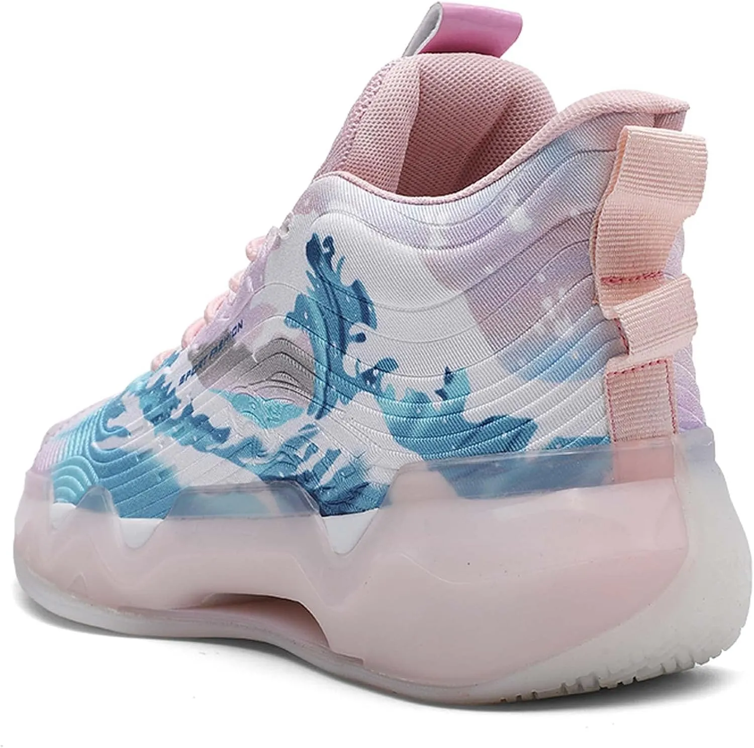 Mens Basketball Sports Shoes Lightweight Breathable Non Slip Comfortable Cushioning Elevator Sneakers for Running Walking