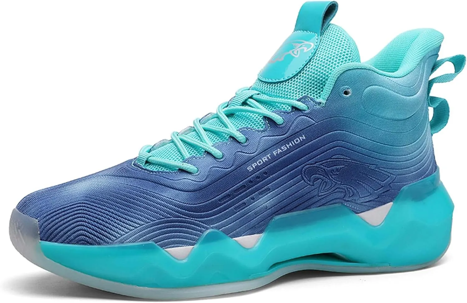 Mens Basketball Sports Shoes Lightweight Breathable Non Slip Comfortable Cushioning Elevator Sneakers for Running Walking