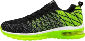 Men's Breathable Mesh Running Shoes Lace Up Lightweight Breathable Fashion Sneaker Sport Jogging Walking Shoes