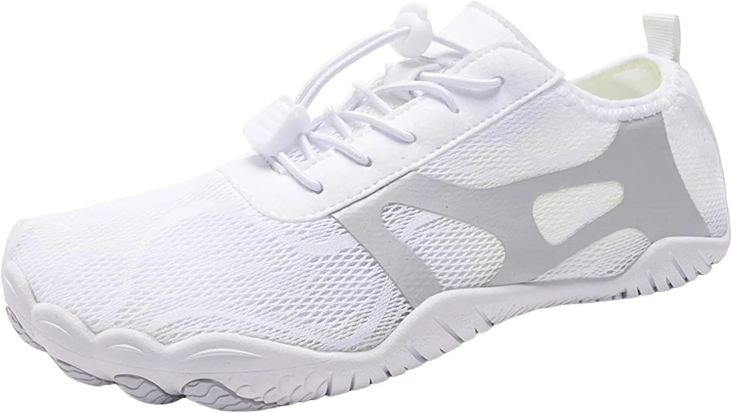Men's Breathable Stretch Workout Shoes Outdoor Athletic Lace Up Hiking Shoe Arch Support Sports Shoes for Men
