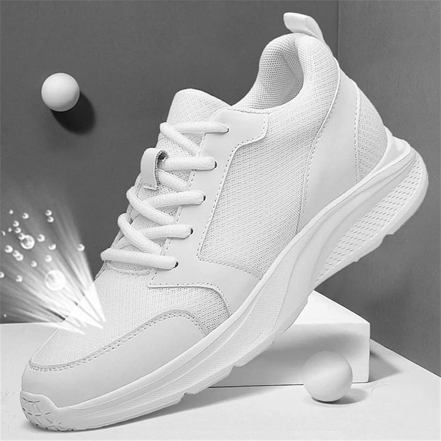 Men's Elevator Sneakers Shoes 4 Inches Invisible Height Increase Low Top Lightweight Athletic Casual Shoes for Men