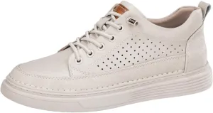 Men's Invisible Height Increasing Shoes Elevator Sneakers Breathable Lace Up Oxford Shoes Hidden Heel Lifting Shoes 2" Taller