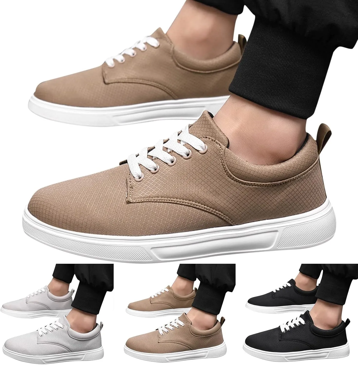 Men's Lightweight Non Slip Barefoot Shoes Lightweight Breathable Walking Shoe Gym Tennis Comfort Jogging Shoes