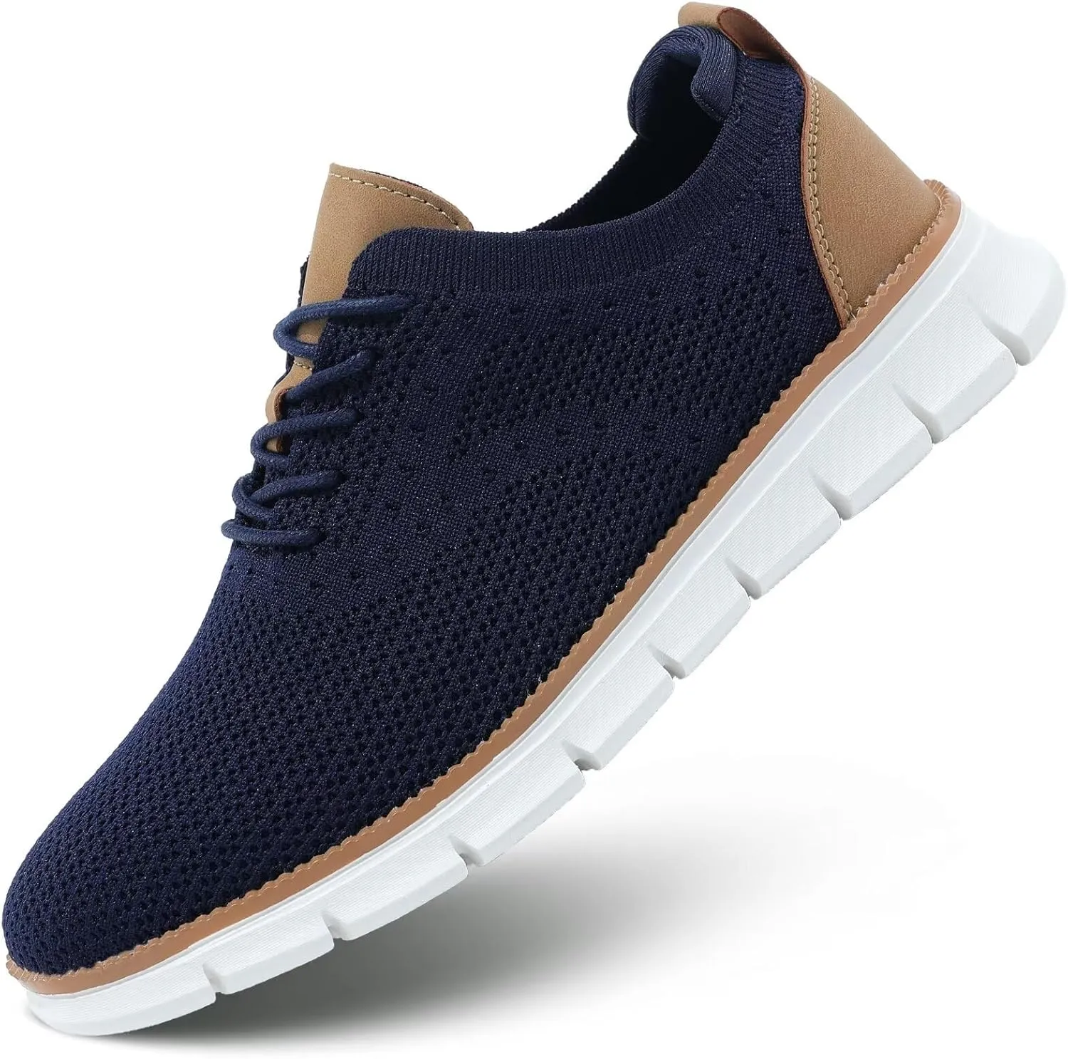 Mens Oxfords Lace-Up Lightweight Casual Walking Shoes Dress Shoes Fashion Sneakers Walking Shoes