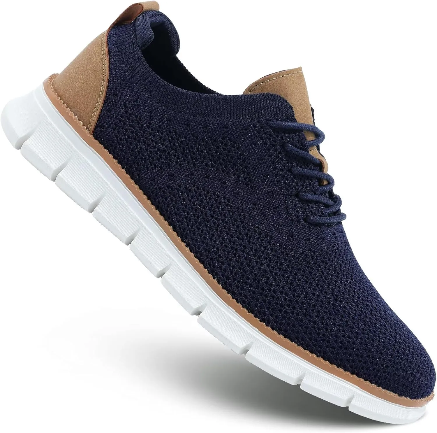 Mens Oxfords Lace-Up Lightweight Casual Walking Shoes Dress Shoes Fashion Sneakers Walking Shoes