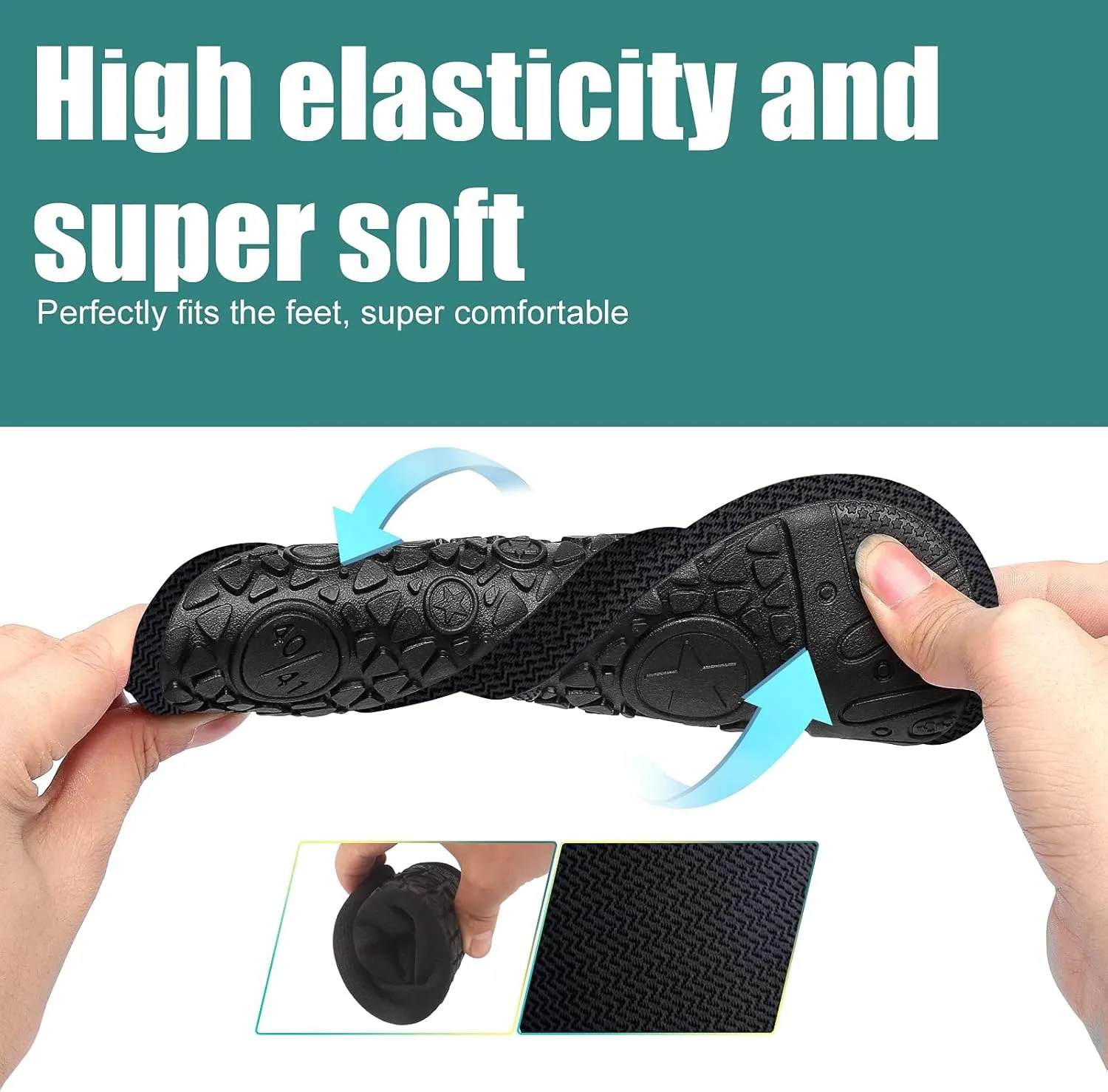 Metog Men Women Water Shoes Quick-Dry Aqua Socks Barefoot Slip-on for Beach Swim Sport Surf Yoga Exercise