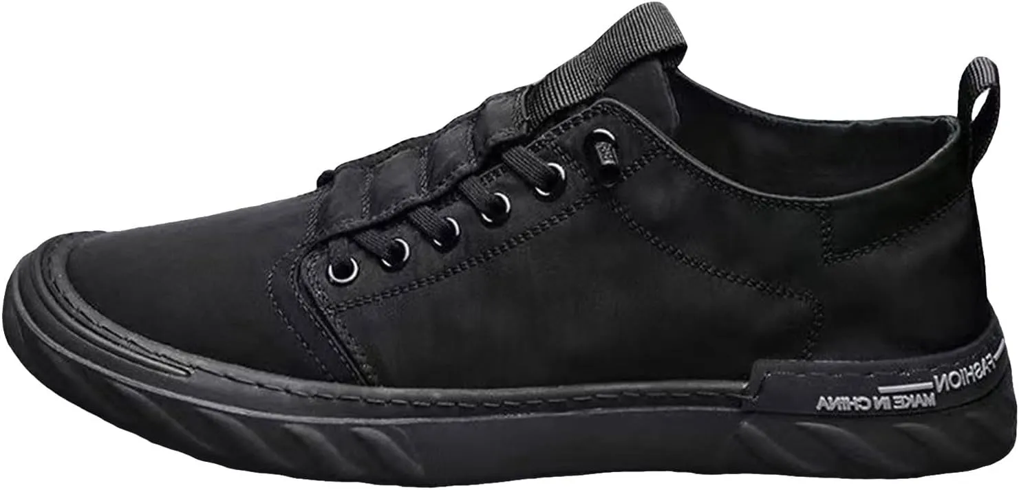 Non Slip Work Sport Shoes for Men Trendy Versatile Shoes Casual Versatile Canvas Shoes Arch Support Shoes