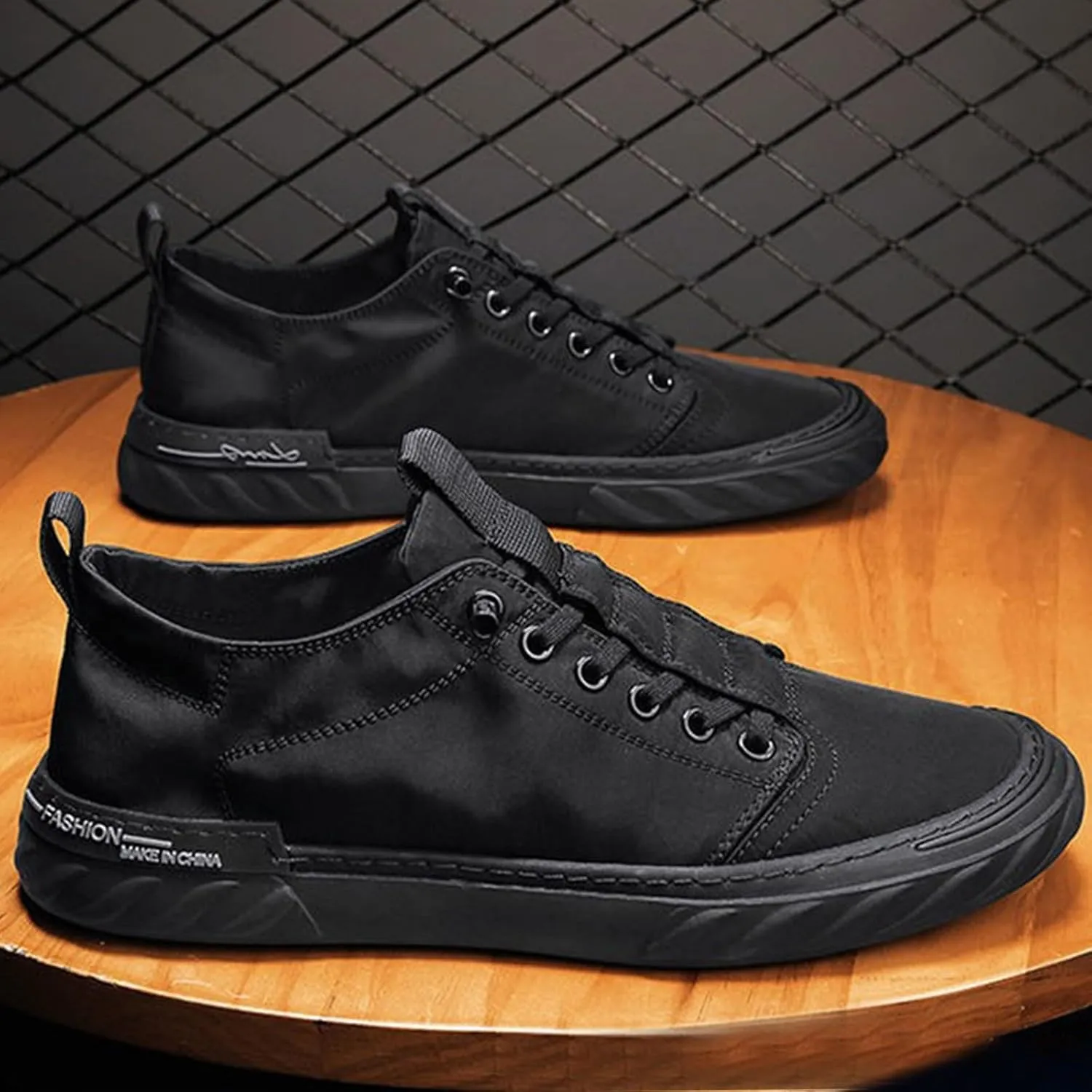 Non Slip Work Sport Shoes for Men Trendy Versatile Shoes Casual Versatile Canvas Shoes Arch Support Shoes