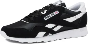 Reebok Mens Classic Cushioned Footbed Faux Leather Running & Training Shoes