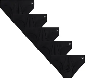 Reebok Mens Underwear Briefs - 5 Pack Quick Dry Soft Stretch Low Rise Briefs for Men - Performance Mens Athletic Underwear