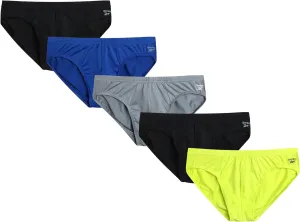 Reebok Mens Underwear Briefs - 5 Pack Quick Dry Soft Stretch Low Rise Briefs for Men - Performance Mens Athletic Underwear