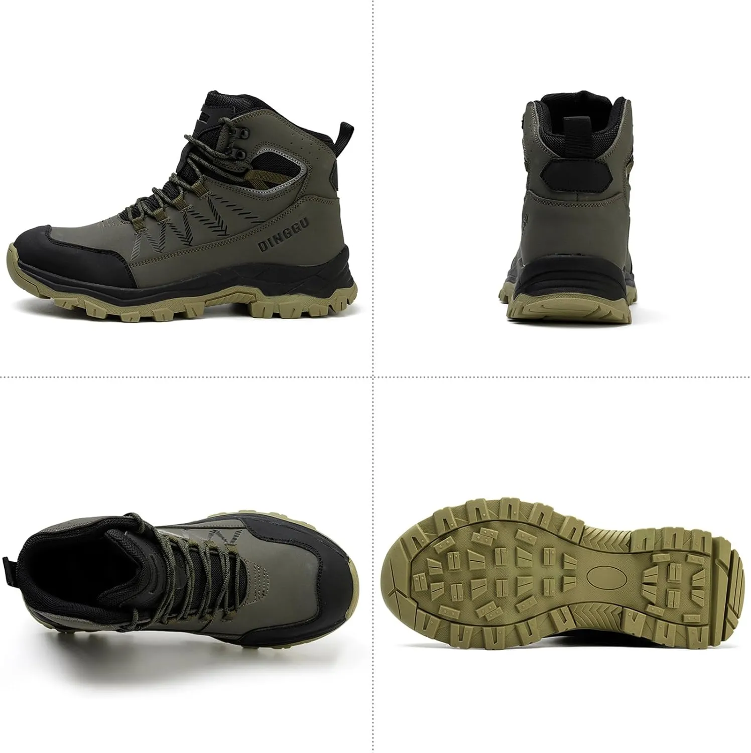 Steel Toe Boots for Men Waterproof Safety Work BootsComfortable Mens Industrial & Construction Boots