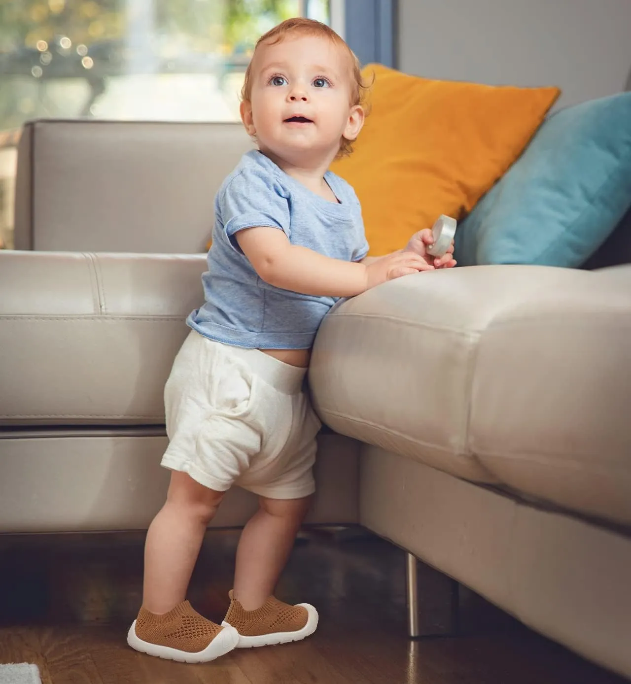 Toddler Baby Boy Girl Shoes Kids Breathable Sneakers Tennis Shoes 6-36 Months Infant Slip on Shoes