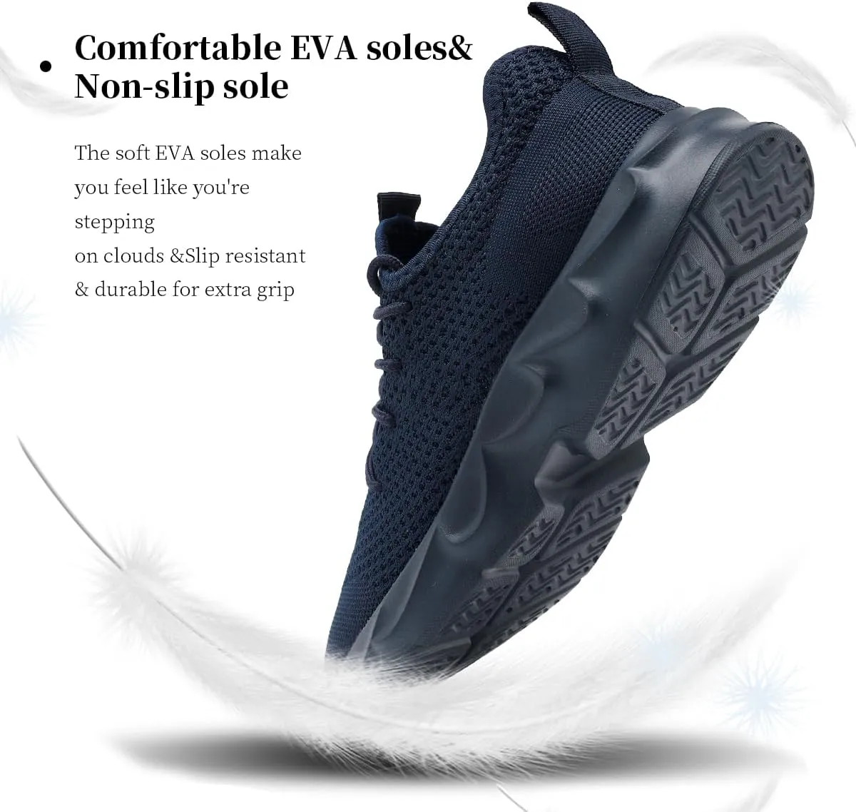 Women Shoes Walking Slip On Running Sneakers Tennis Sports Sneakers Breathable Lightweight Workout Gym Athletic Sneakers